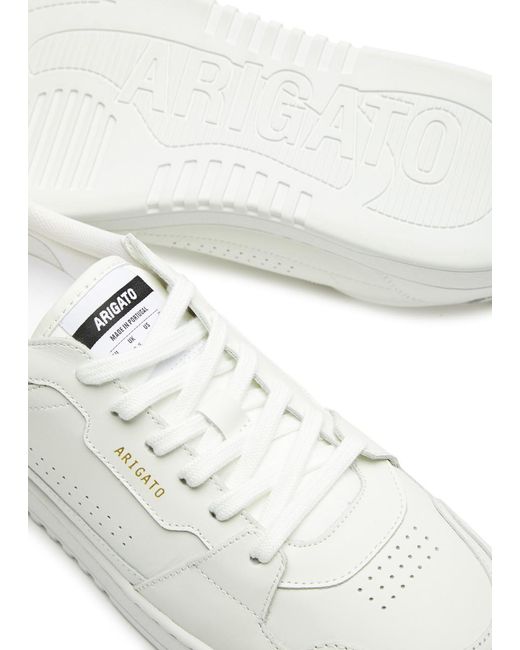 Axel Arigato White Dice Lo Panelled Leather Sneakers for men