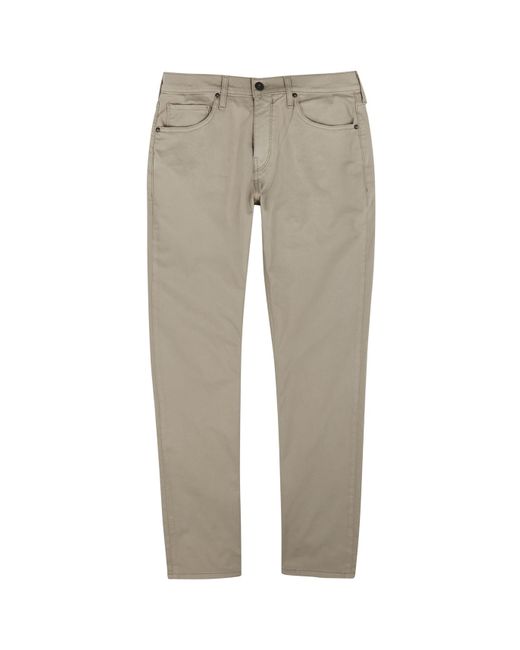 PAIGE Gray Federal Stone Straight-Leg Jeans for men