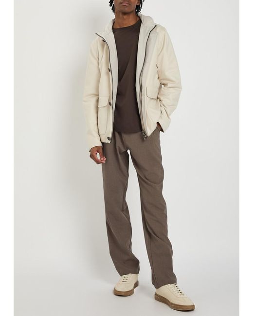 Herno Natural Reversible Cashmere And Silk-Blend Jacket for men