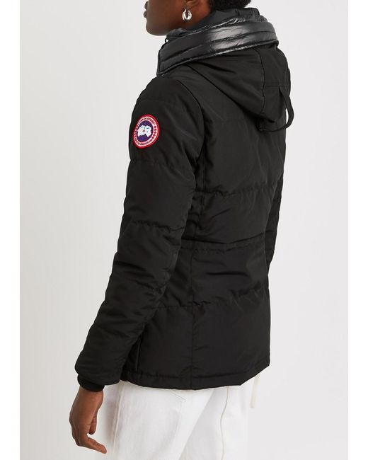 Canada Goose Black Chelsea Quilted Shell Parka
