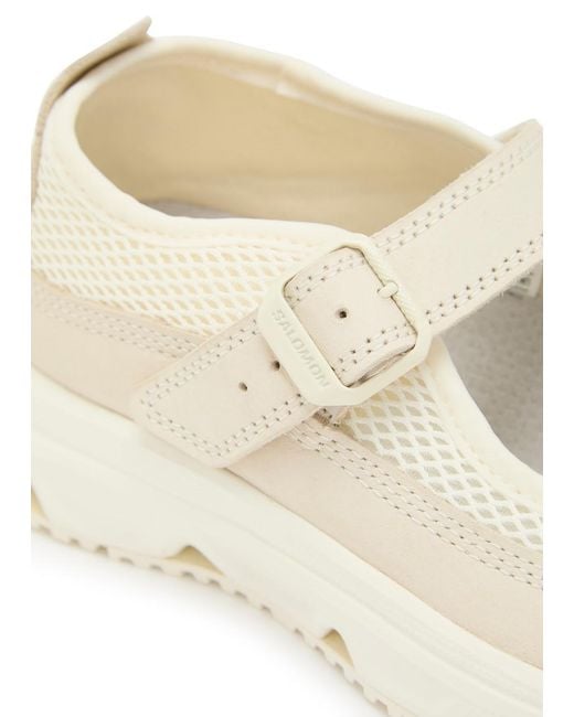Salomon Natural Rx Marie-Jeanne Mesh And Nubuck Sneakers