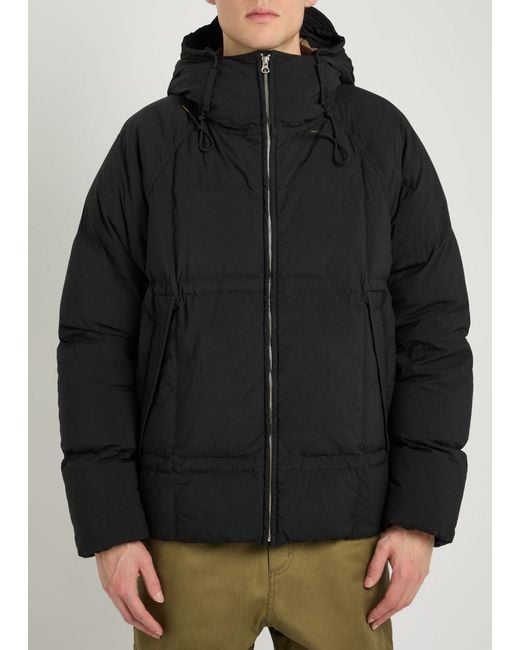C P Company Black Padded Shell Jacket for men