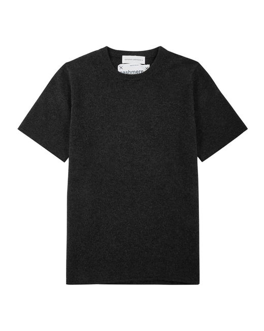Extreme Cashmere Black N°64 Cashmere-blend T-shirt for men