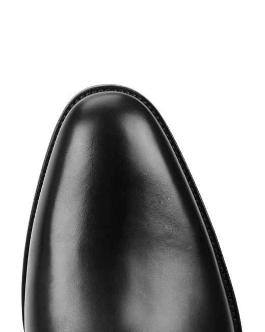 Saint Laurent Black Logo Quilted Leather Card Holder for men