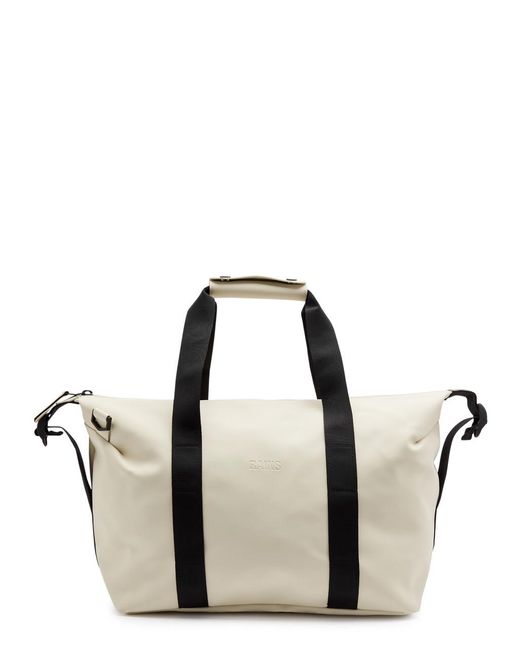Rains Natural Hilo Small Rubberised Holdall for men