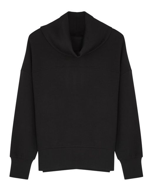 Varley Black Priya Jersey Sweatshirt