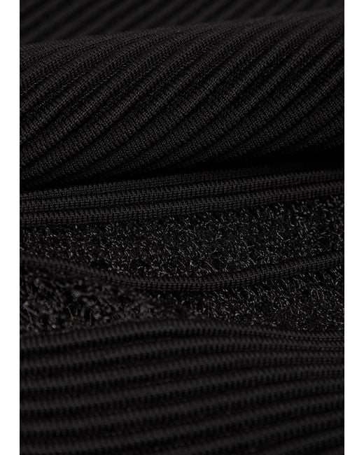 Jonathan Simkhai Black Esri Textured Close-Knit Mini Dress