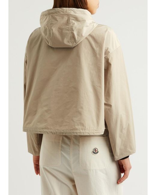 Moncler Natural Leda Poplin Nylon Jacket