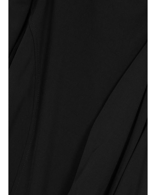 Helmut Lang Black Panelled Jersey Top