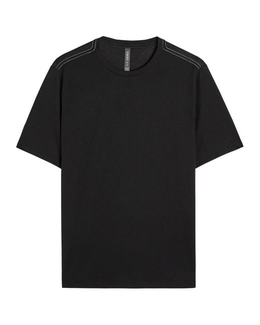 vuori Black Current Tech Jersey T-Shirt for men