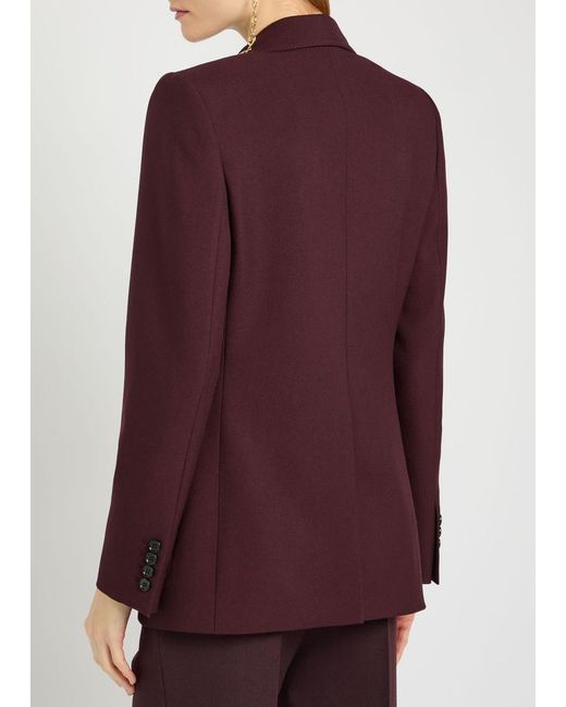 Chloé Purple Single Breased Wool Blazer
