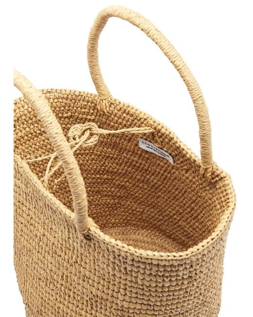 Sensi Studio Natural Medium Raffia Basket Bag