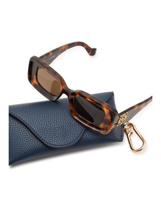 Loewe Brown Rectangle-frame Sunglasses