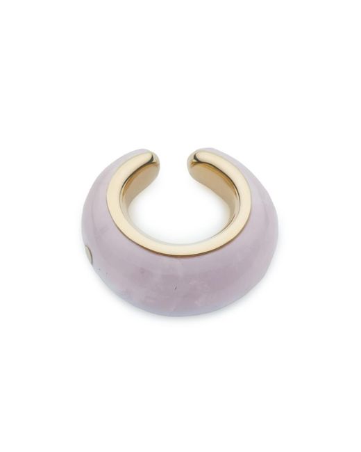 Luminous 27 White Bain-De-Marie 18K Ear Cuff