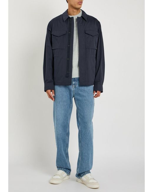 Moncler Blue Roquille 3-In-1 Woven Jacket for men