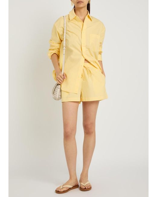Matteau Yellow Cotton-Poplin Shirt