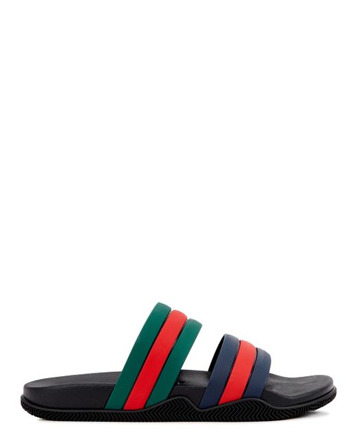 Gucci Multicolor Agrado Grg Rubber Slide for men