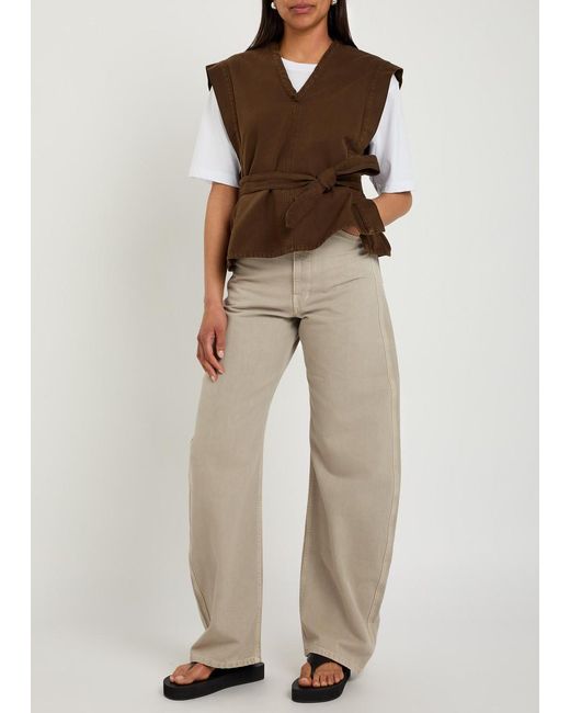 Lemaire Natural Barrel-Leg Jeans