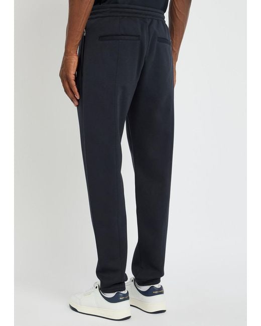 Emporio Armani Blue Jersey Sweatpants for men