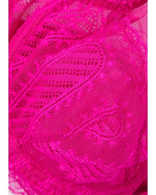 Simone Perele Pink Canopee Lace Underwired Bra