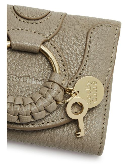 See By Chloé Gray Hana Leather Wallet