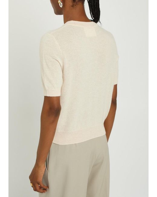 Lisa Yang Natural Marene Cashmere Cardigan