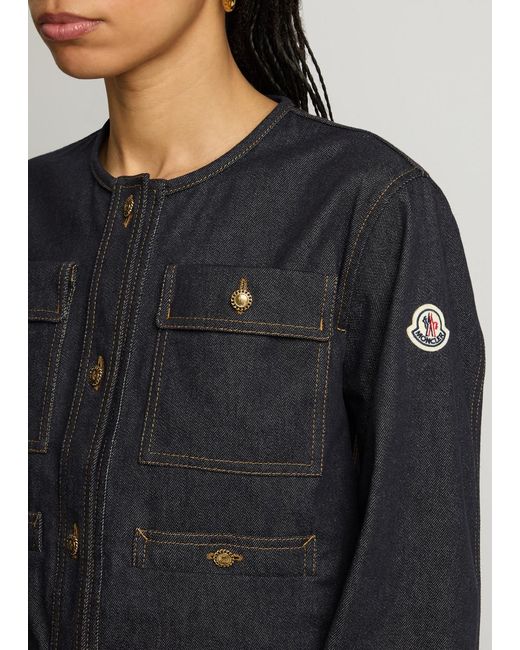 Moncler Black Tencin Stretch- Jacket