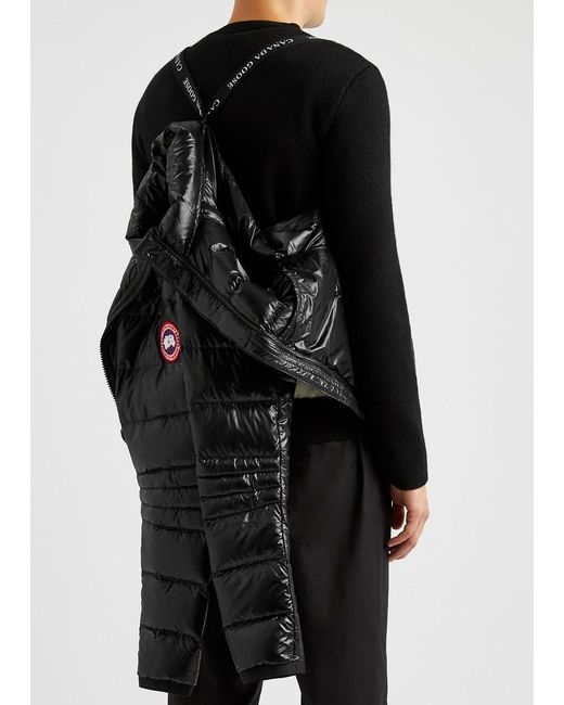 Canada Goose Black Crofton Quilted Shell Jacket for men