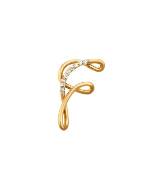 Charlotte Chesnais Metallic Alphajoaillerie 18Kt Necklace