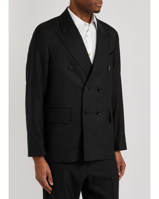 Our Legacy Black Unconstructed Wool Blazer for men