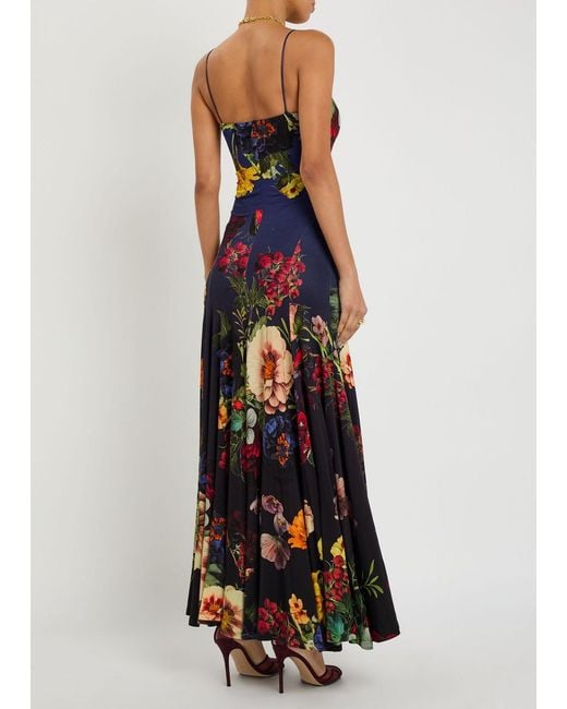 Alice + Olivia Multicolor Augusta Maxi Dress