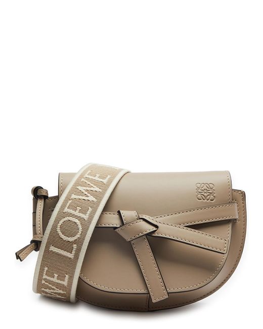 Loewe Natural Gate Dual Mini Leather Cross-body Bag