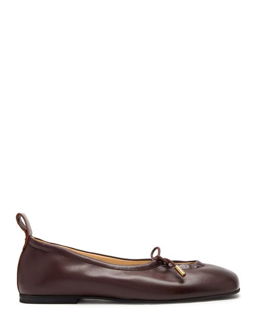Alohas Brown Rosalind Leather Ballet Flats