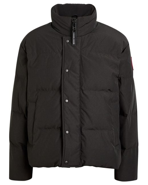Canada Goose Black Bayview Parka Quilted Arctic-Tech Jacket for men