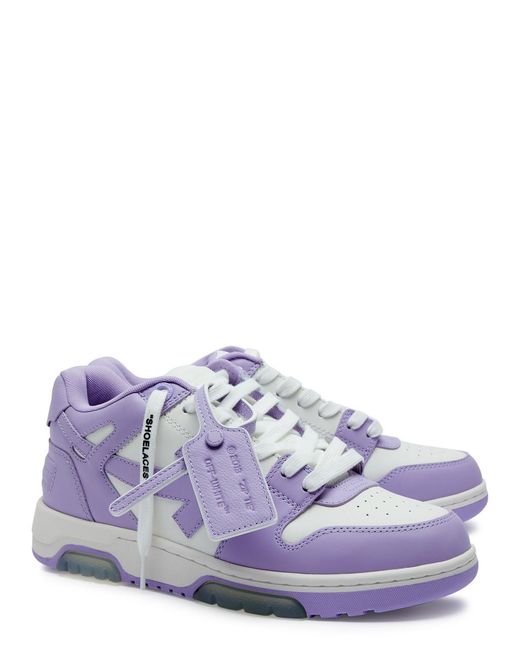 Off-white c/o virgil abloh Out Of Office violet trainers