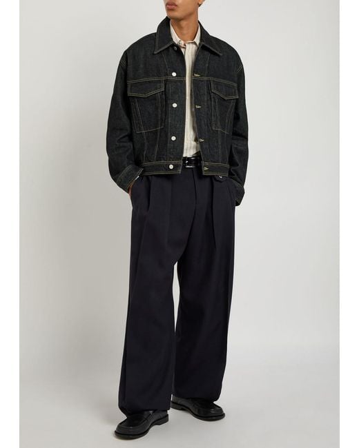 Studio Nicholson Black Denim Jacket for men