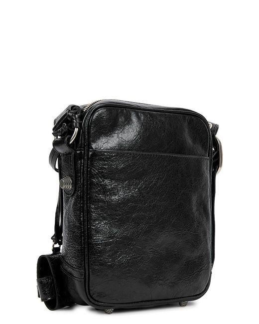 Balenciaga Black Le Cagole Leather Cross-body Bag for men