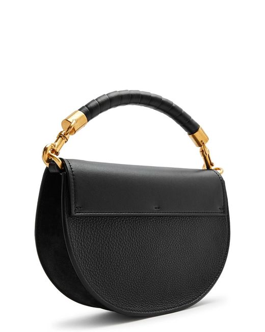 Chloé Black Marcie Leather Cross Body Bag