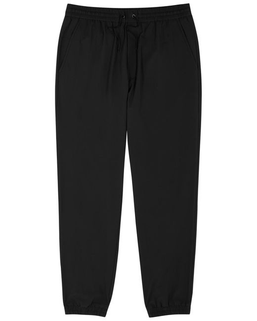Moncler Black Stretch-nylon Sweatpants for men