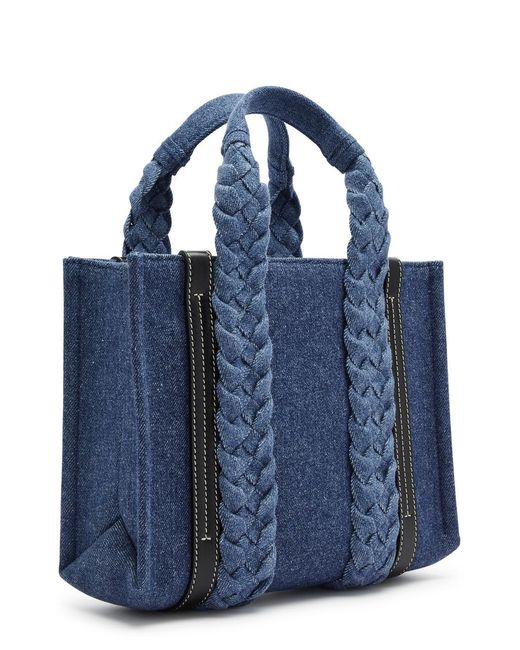 Chloé Blue Woody Small Tote