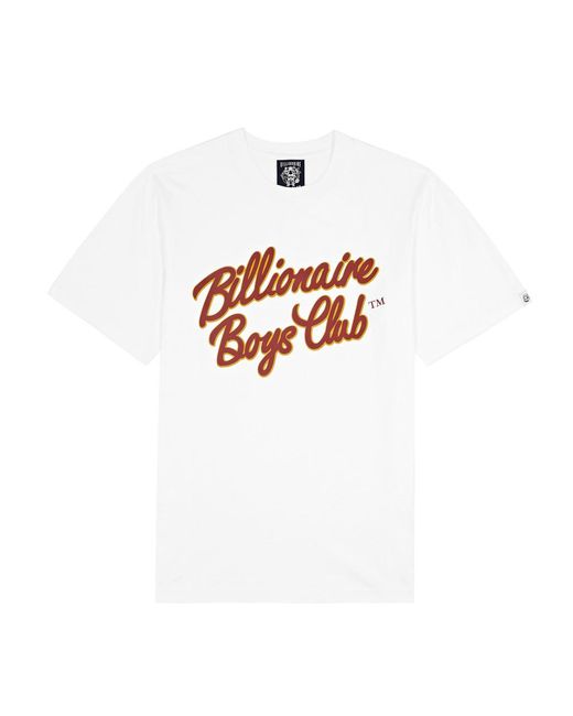BBCICECREAM White Script Logo-print Cotton T-shirt for men