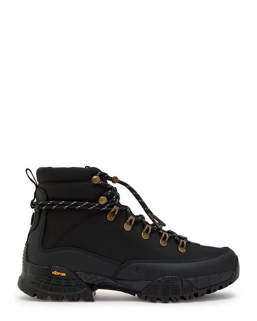 Now You Live Black Bradgate Woven Hiker Boots
