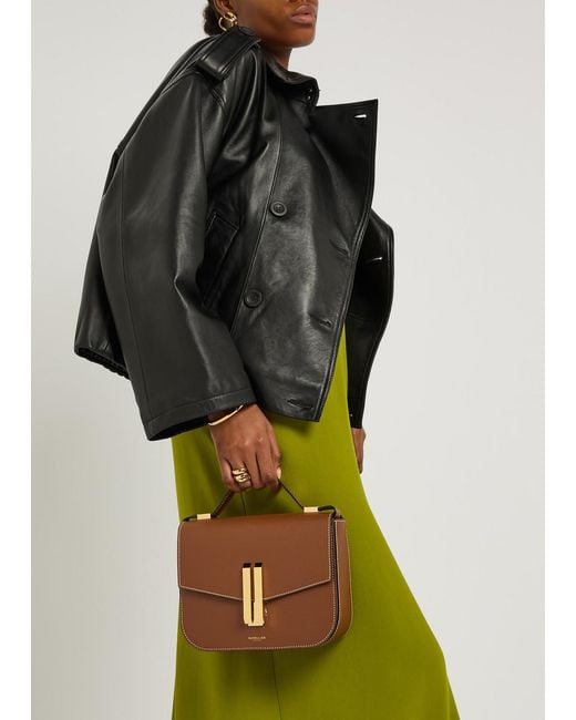DeMellier London Brown The Vancouver Leather Cross-Body Bag