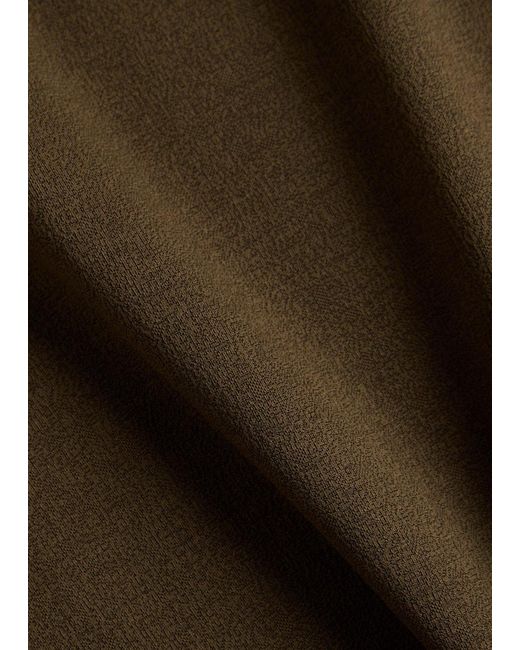 Raith Brown Tomas Crinkled Woven T-Shirt for men