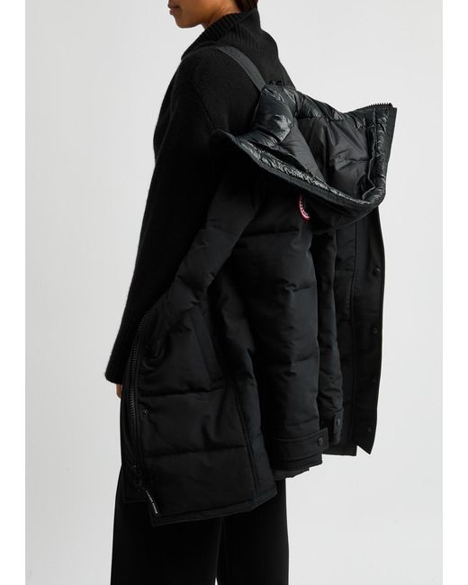 Canada Goose Black Shelbourne Hooded Arctic-Tech Parka