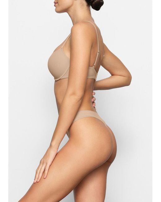 Skims Natural Stretch-Jersey Push-Up Bra