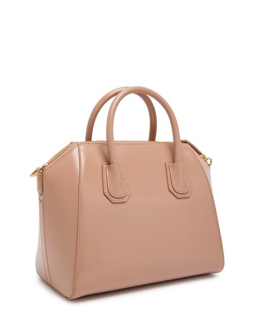 Givenchy Natural Antigona Small Leather Top Handle Bag