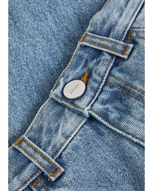Rohe Blue Berber Barrel-Leg Jeans
