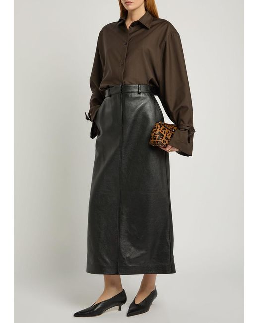 Totême Brown Wool Shirt