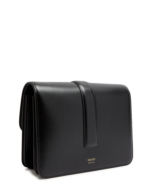 Khaite Black Blake Leather Cross-Body Bag